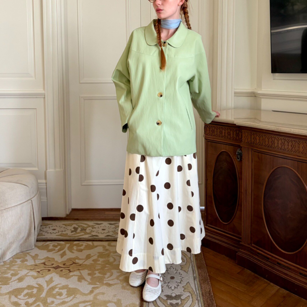 Douce Round Collar Jacket F0627