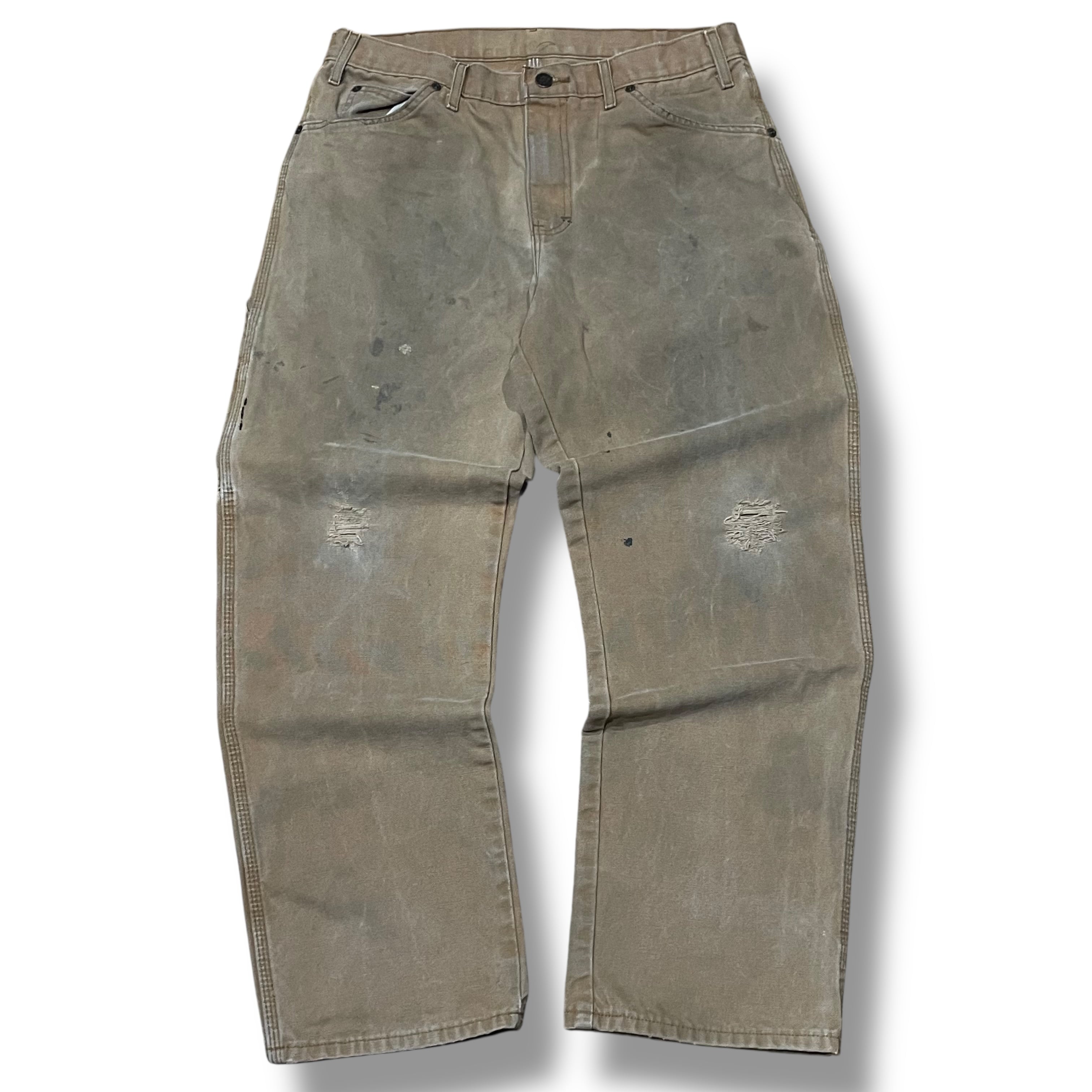 Dickies黒タグ ペインターパンツ ワークパンツ42×30極太カーキ Dickies ペインターパンツ ディッキーズ 楽天 並行輸入品ディッキーズ -JOE- Dickies黒タグ ペインターパンツ ワークパンツ42×30極太カーキ Dickies ペインターパンツ ディッキーズ 楽天 並行輸入品ディッキーズ -JOE-