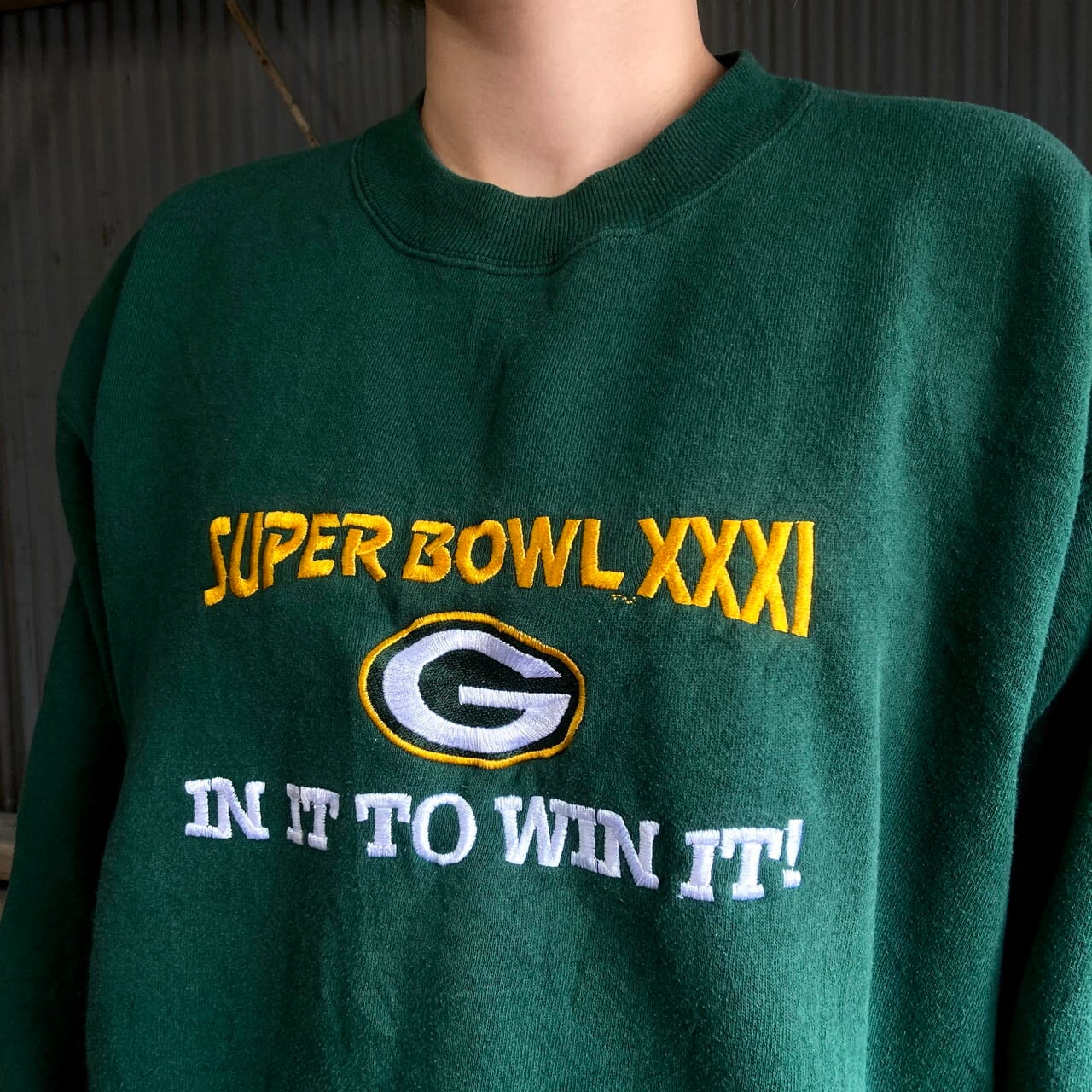 90年代 リー Lee SPORT NFL GREEN BAY PACKERS グリーンベイパッカーズ スポーツプリントTシャツ USA製 メンズXL ヴィンテージ /eaa319768