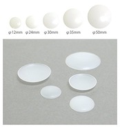 日本紐釦貿易(Nippon Chuko) プラスチック製 ツツミボタン くるみボタン φ12mm 100個入 CGP12 手芸用品 ボタン・フック つつみボタン