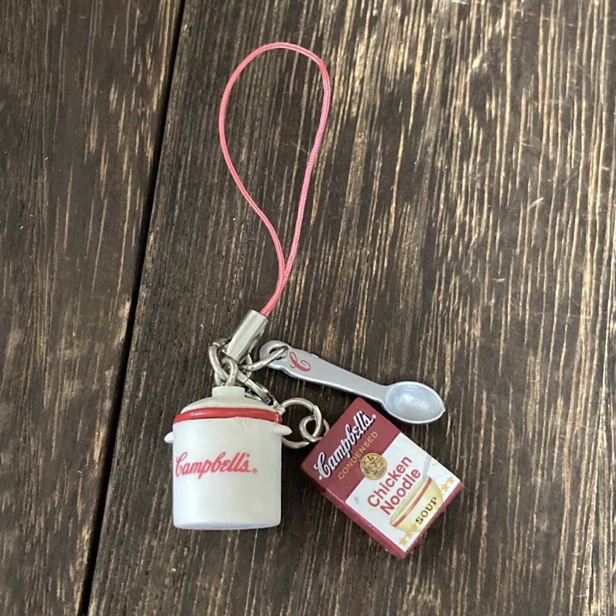 キャンベルスープ ミニチュアチャーム キーホルダー アメリカン雑貨