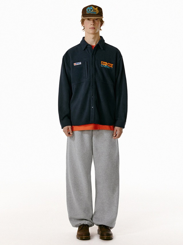 [TEKET] Zzzip Sweatpants Melange Gray 正規品 韓国ブランド 韓国ファッション 韓国代行 日本 店舗 テケット