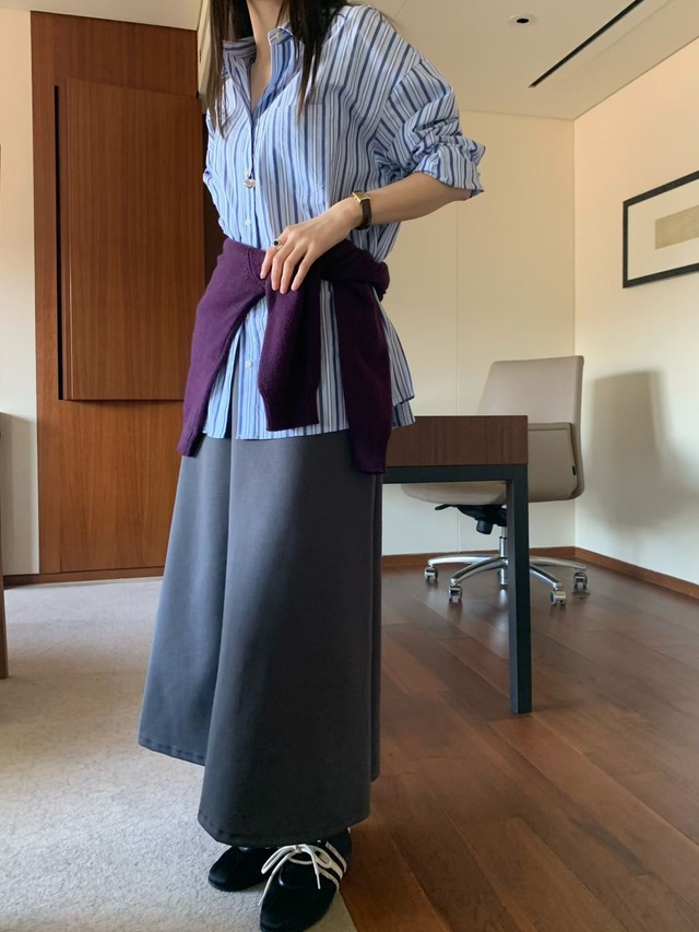 (予約) signature / Macaron banding skirt 4color