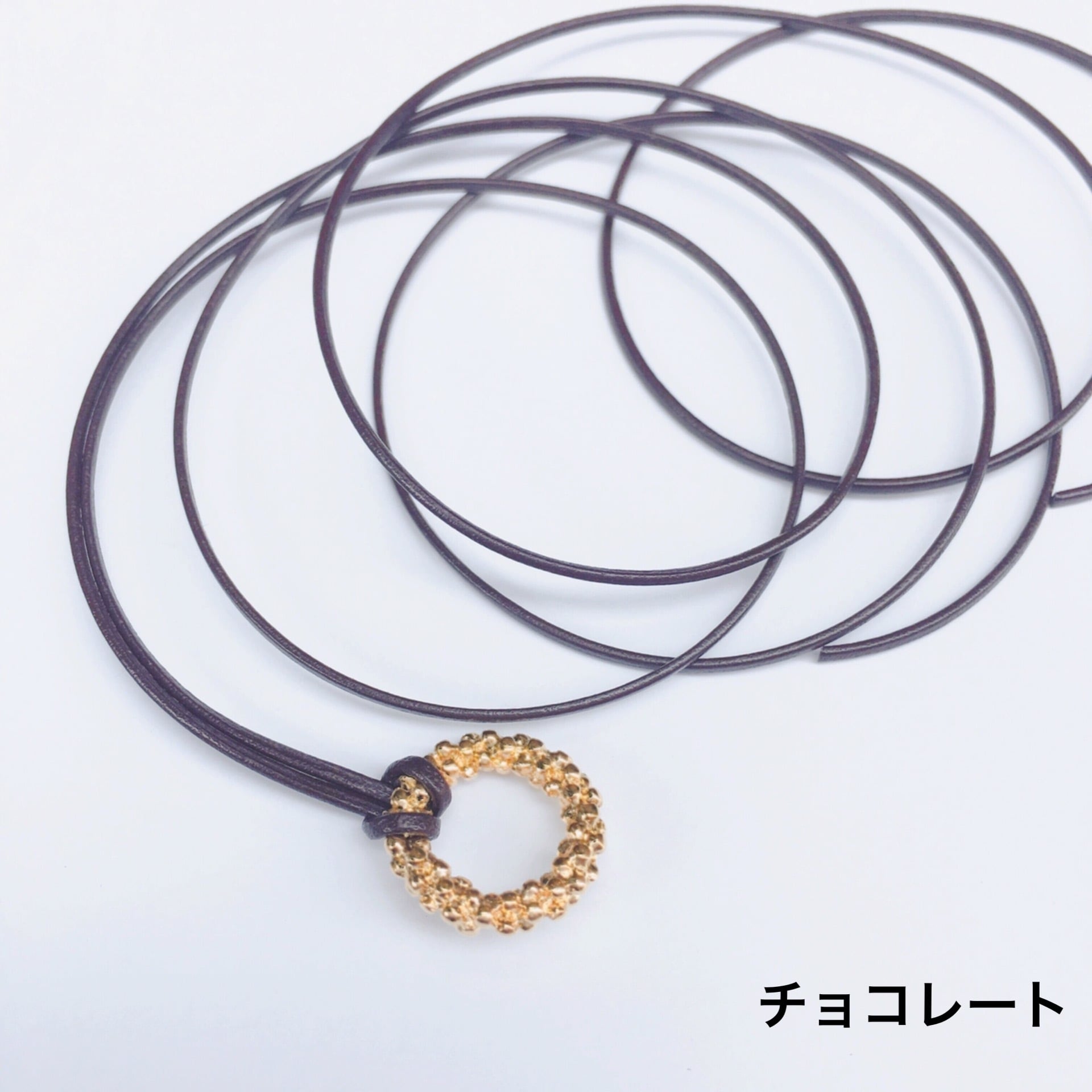 ハグミーフックレザーチョーカー キッシーズ SV925 ロンワンズ風