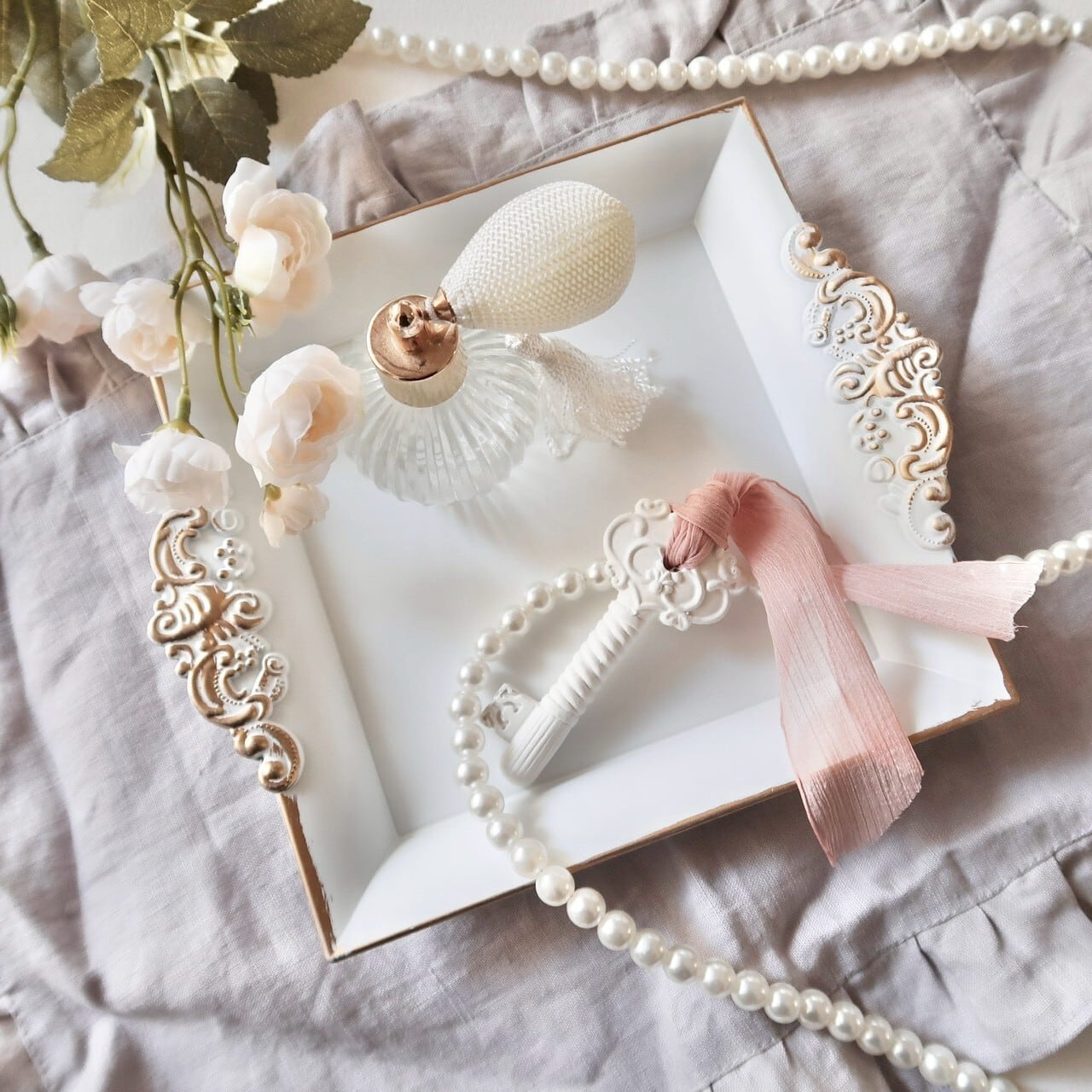 Classic square tray / クラシック スクエアトレイ | BONNE CHANCE