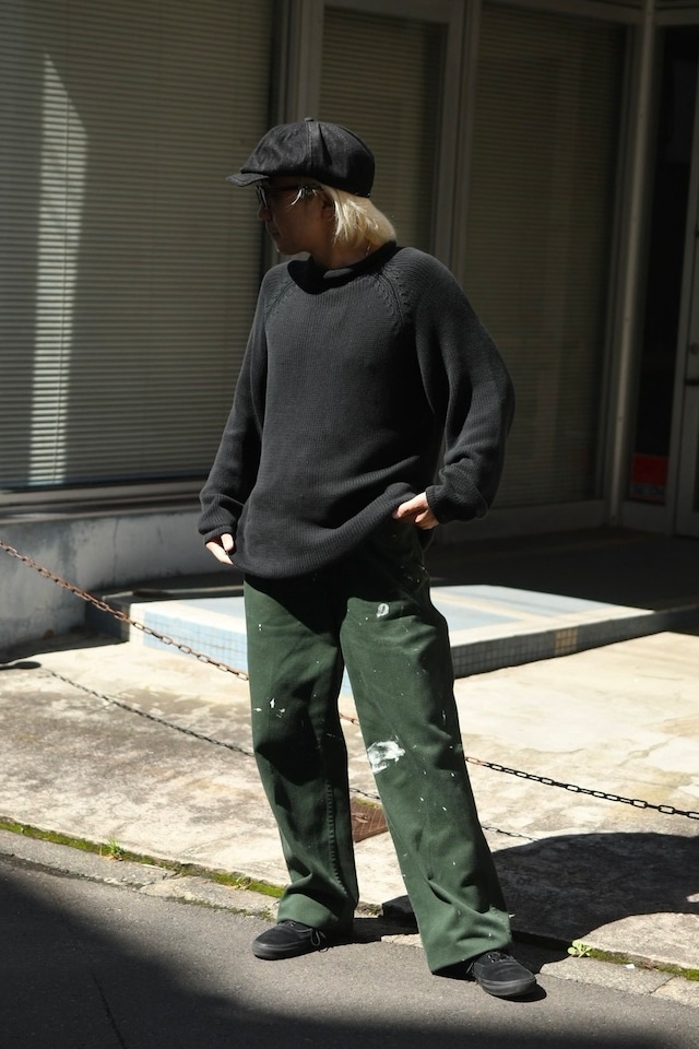 OK/90's "J.CREW" roll neck cotton knit