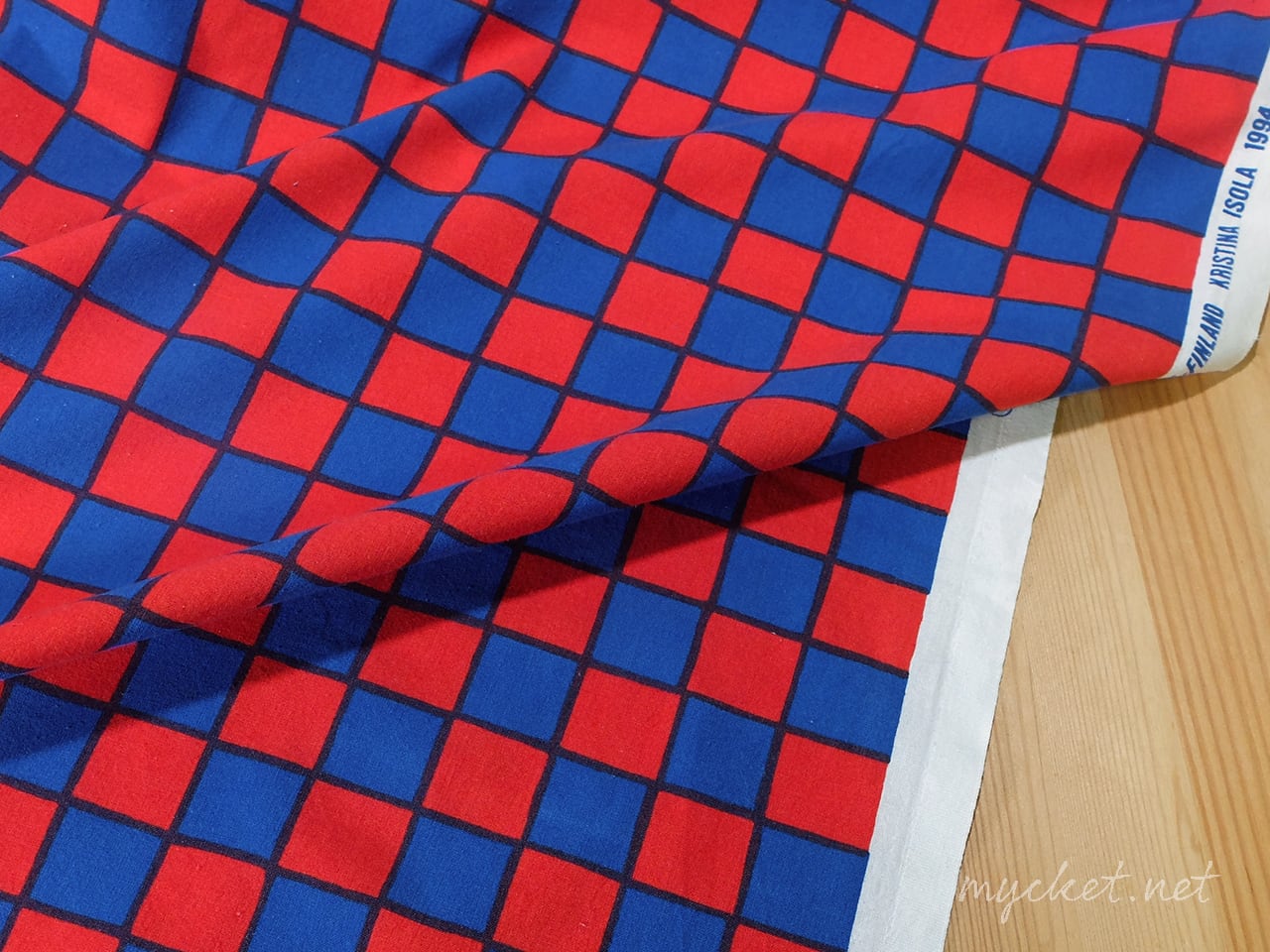 marimekko「Kipinkapin」ファブリック(ユーズド/Kristina Isola/1994年/マリメッコ/フィンランド)