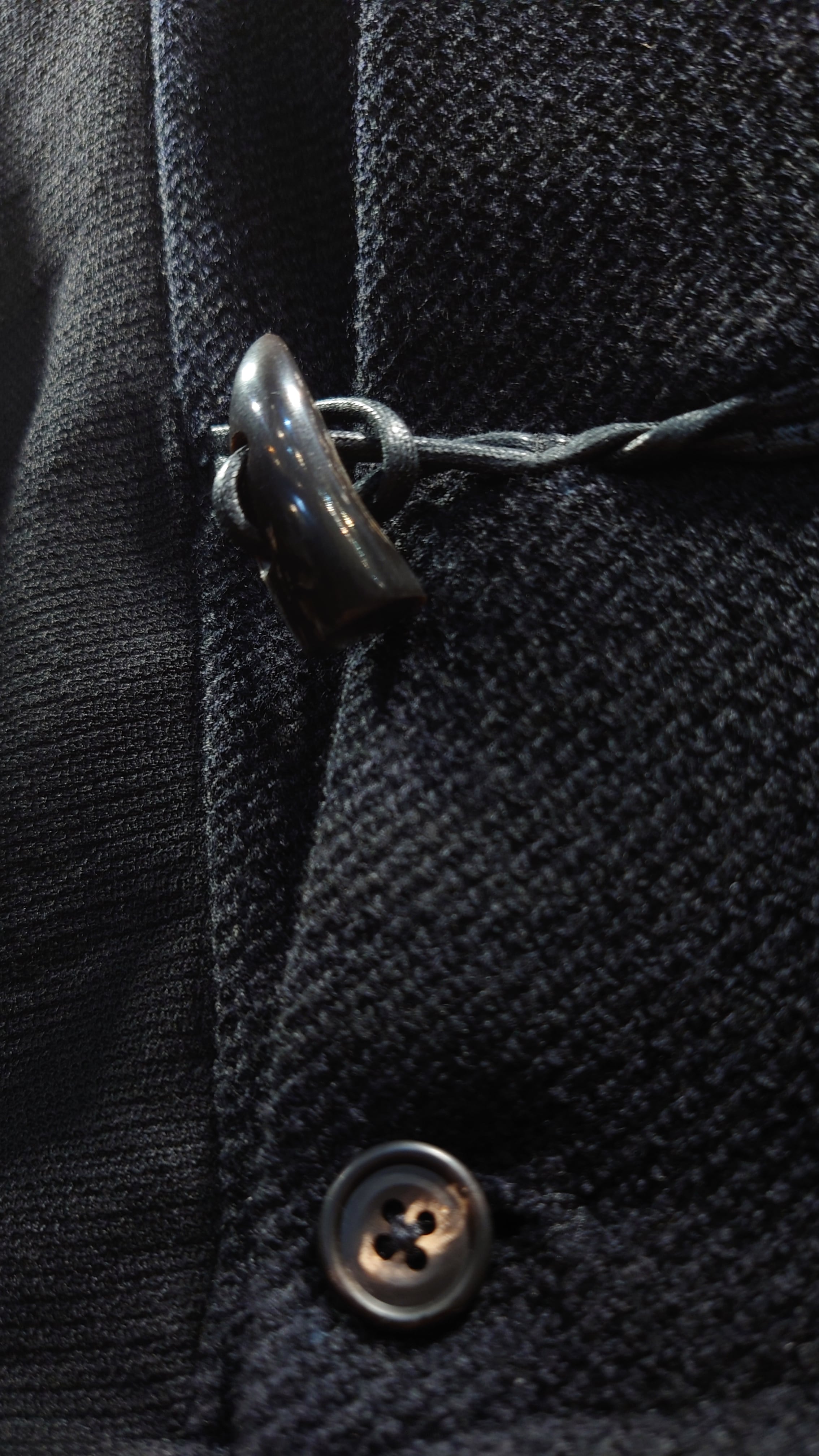 GarageUW COTTON WOOL Toggle SHAWL COLLAR JACKET