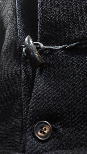 GarageUW COTTON WOOL Toggle SHAWL COLLAR JACKET