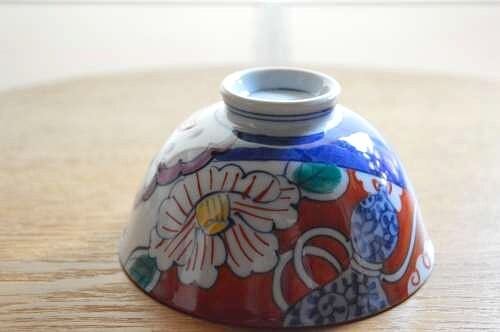 新品 有田焼 飯碗 料亭 お祝い 希少品 デッドストック デッドストック 四方花紋 木甲 高台皿 有田焼