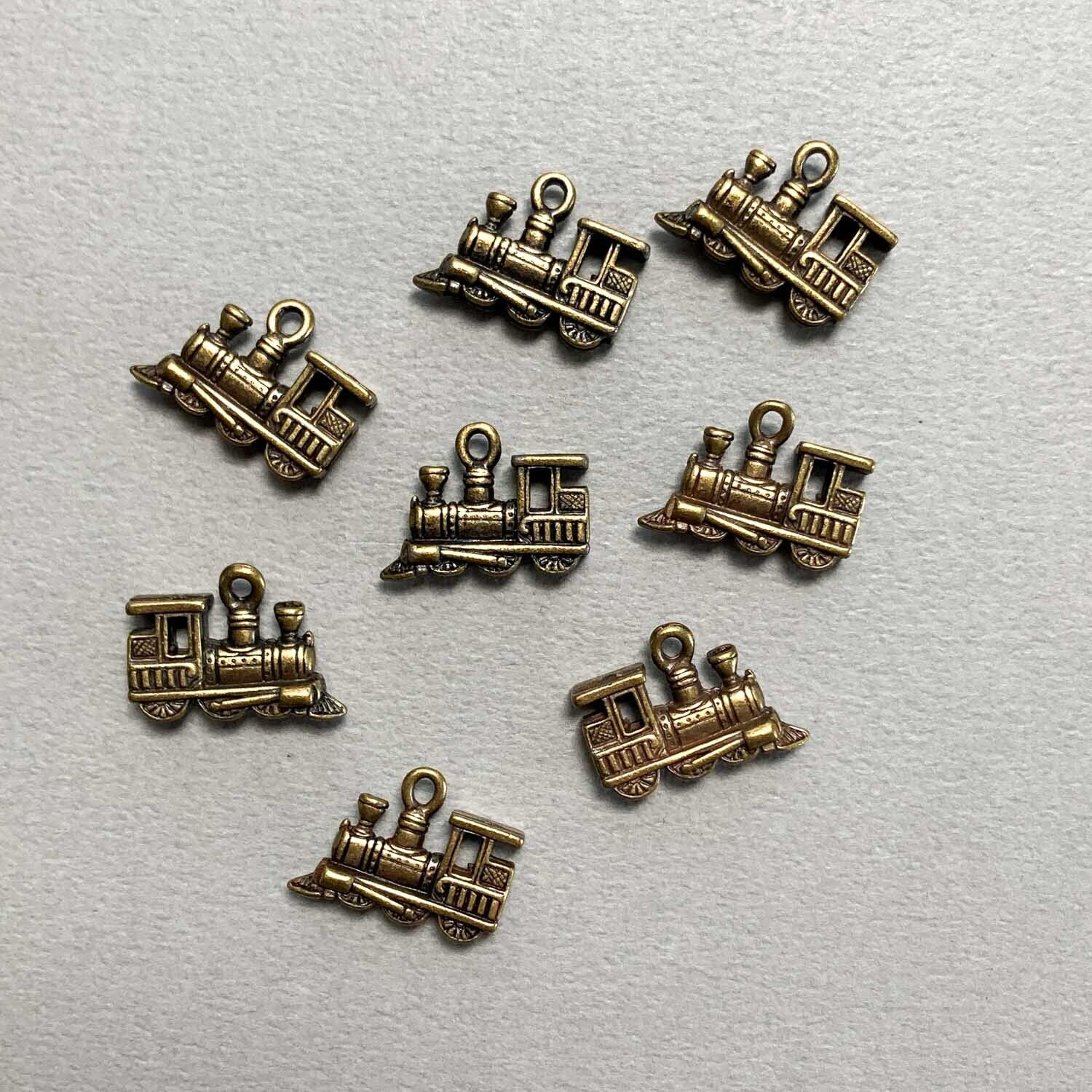 新品☆アンティーク風チャー厶☆オーナメント アンティーク風 機関車チャーム | Dua-アクセサリーパーツショップ