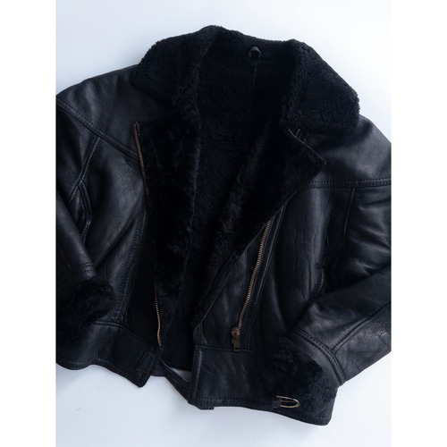 UK Black Shearling Jacket