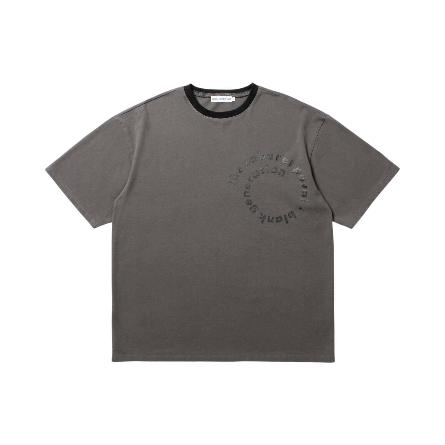 【Cabaret Poval】Circle Logo Ringer(CHARCOAL)〈国内送料無料〉