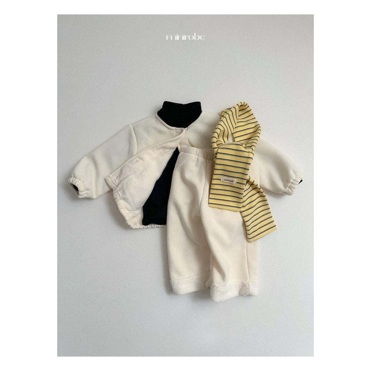 【取寄】minirobe ポイウォームカーディガン｜冬服｜韓国子供服