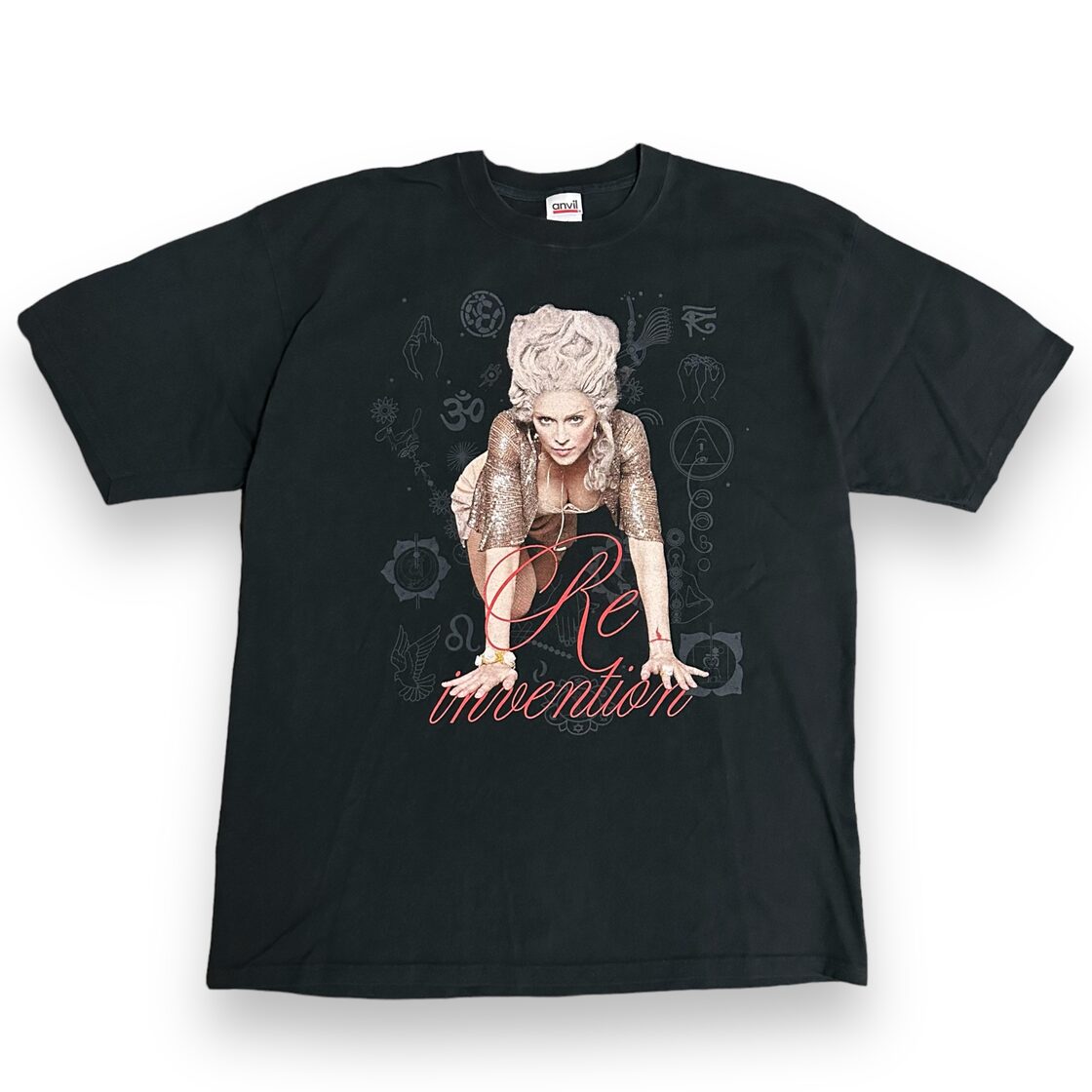 MADONNA マドンナ 2004 Re-Invention World Tour Tシャツ ブラック XL  