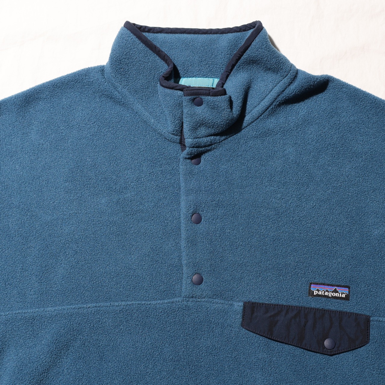極美品 L 14年 Glass Blue LW Synchilla Snap-T Patagonia シンチラ スナップT パタゴニア
