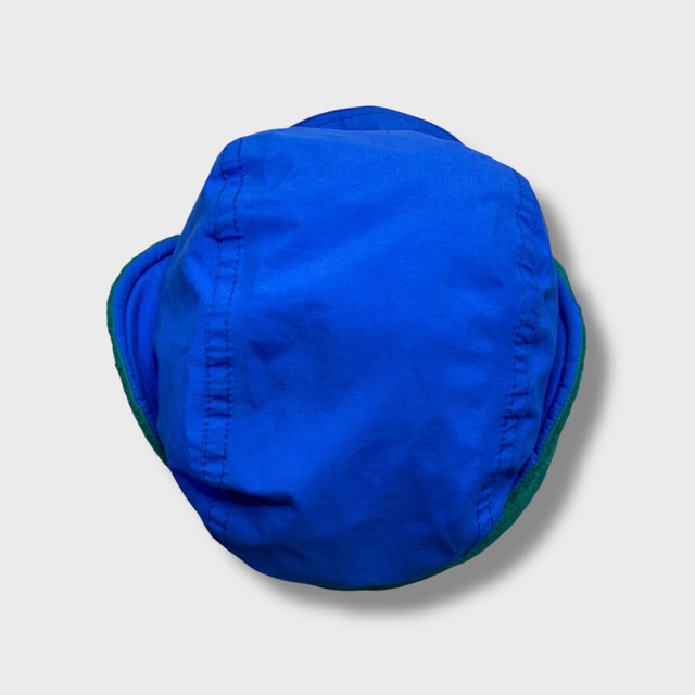 80s USA製 L.L.Bean エルエルビーン イヤーマフ付きフリースキャップ ゴアテックス ブルー