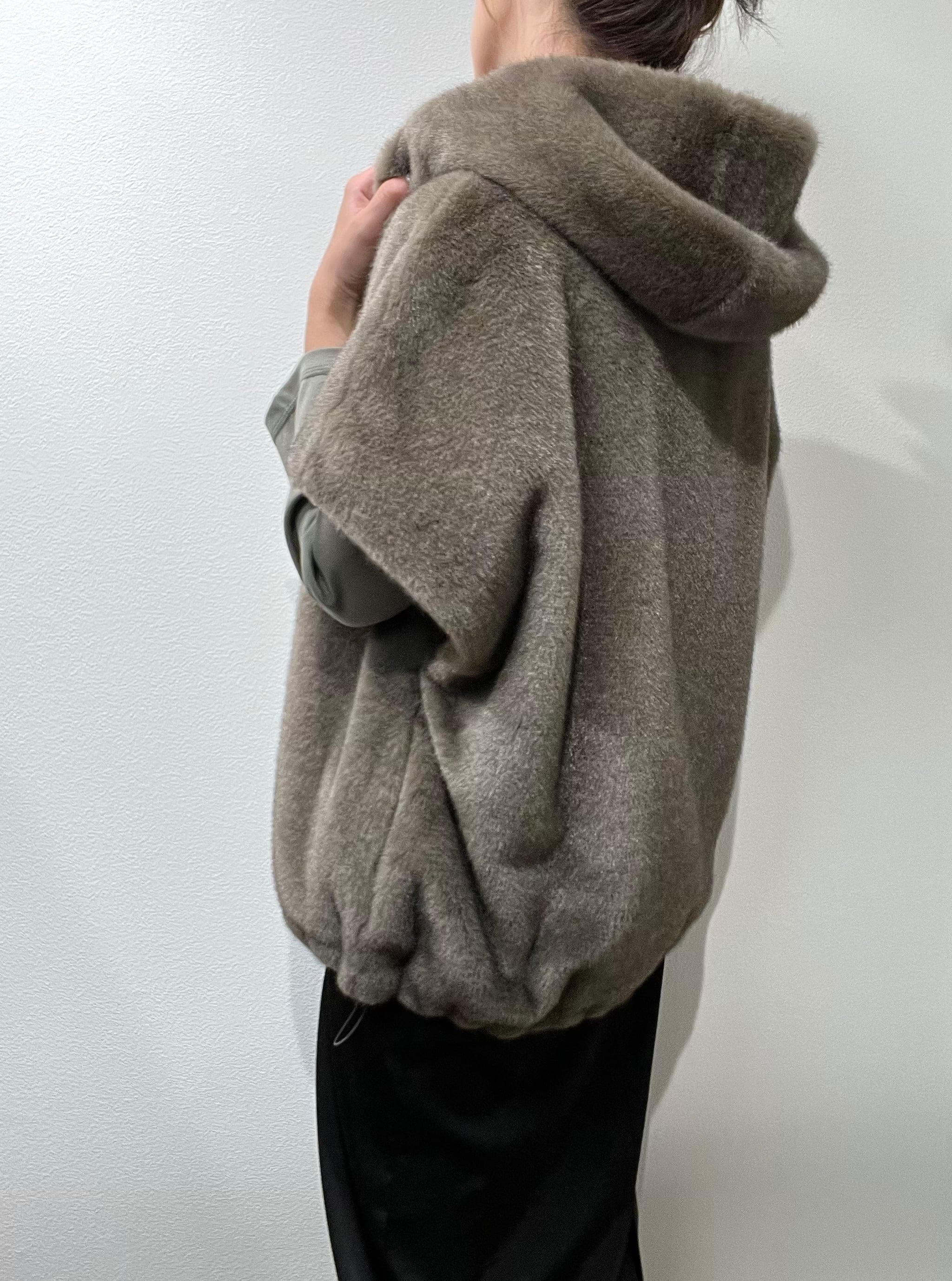 ROBE】ミンクファー調ジップフーディー 532436 | Posie dress セレクト