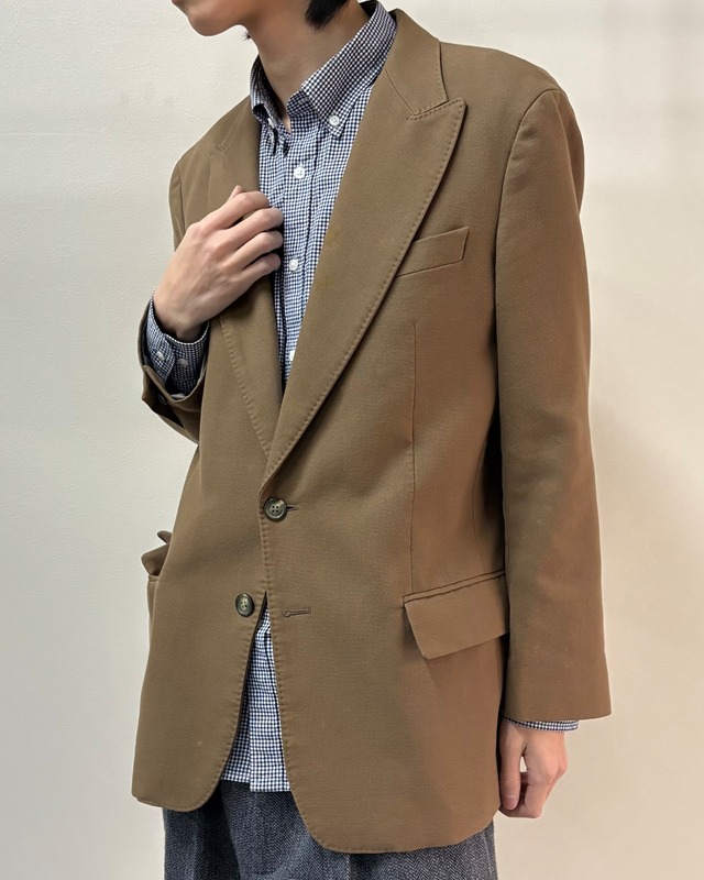 【Maison Margiela】peaked lapel single tailored jacket