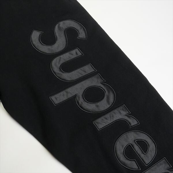 Supreme Satin Appliqué Sweatpant Black L