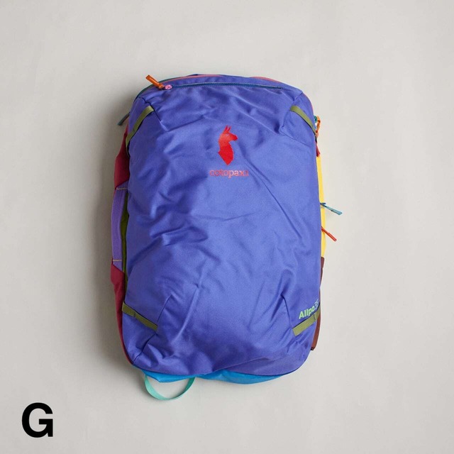 Cotopaxi（コトパクシ）Allpa 35L c/#G Travel Pack - Del Día　メンズレディースバックパック