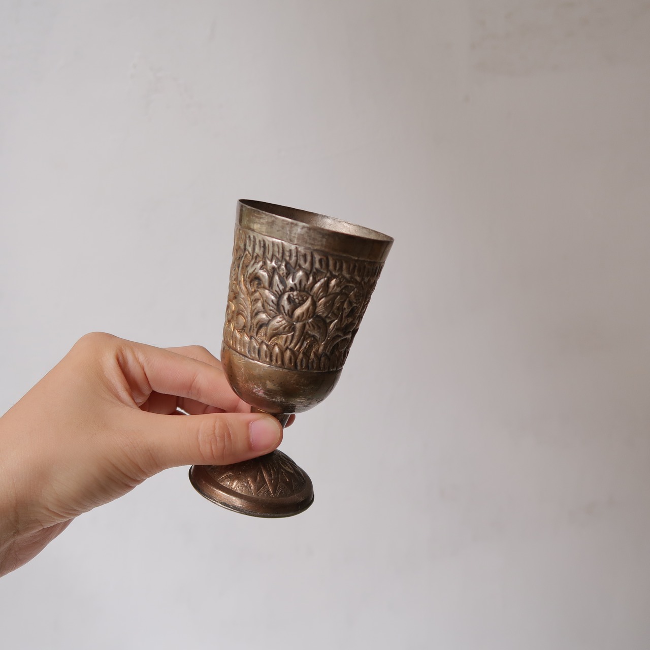 カレー屋さんで出てきそうなグラス