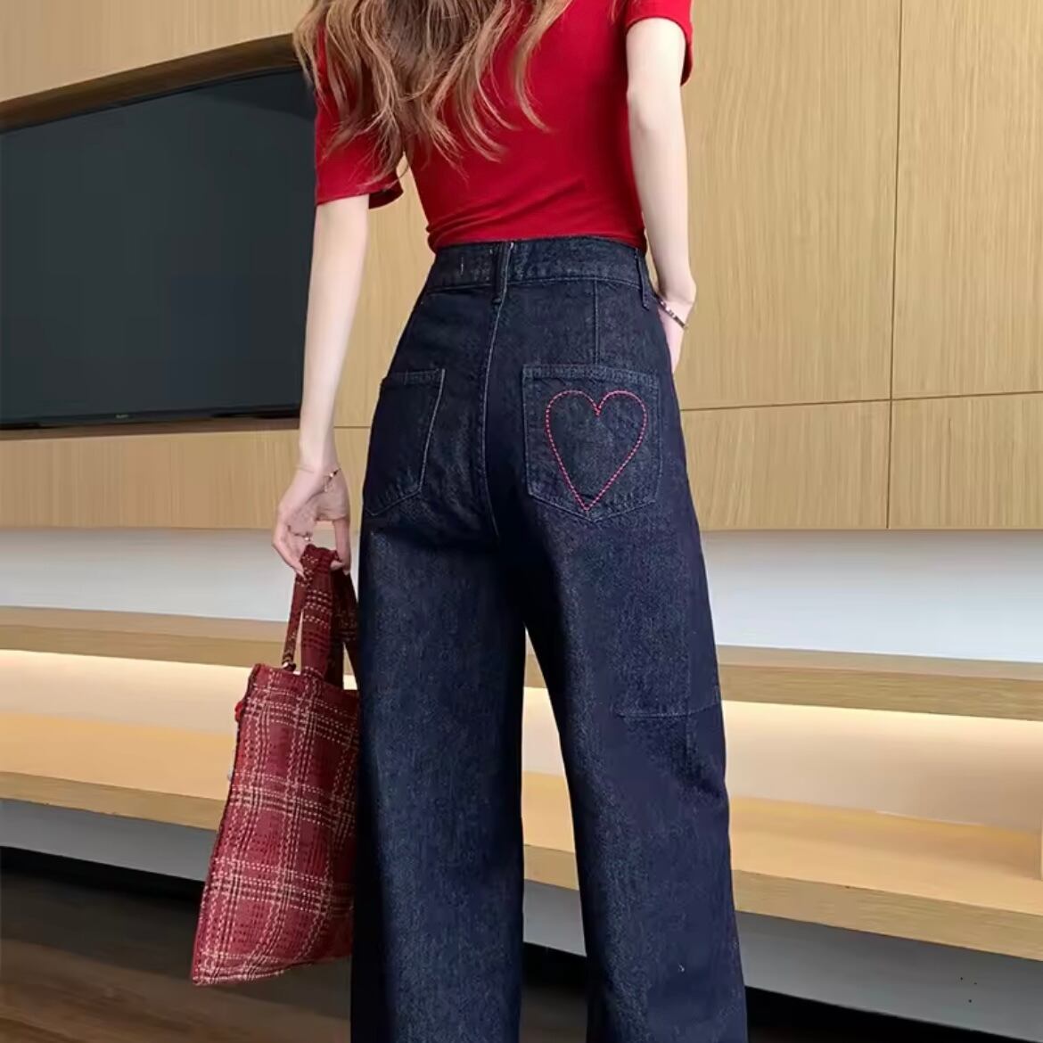 スウィートハートワイドデニム