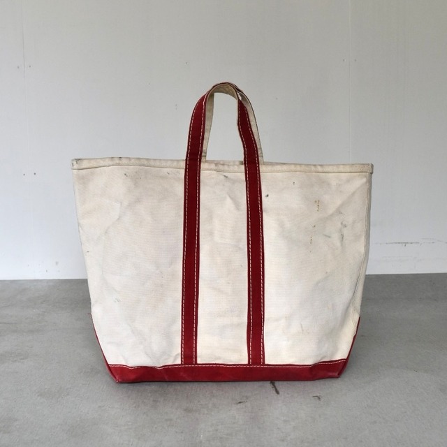 1970s L.L.BEAN BOAT AND TOTE  / Unusual Double Side Tags