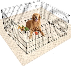 【人気】ペットシーツ 洗える 猫 犬用 おしっこパッド ペット用 トイレ下敷きマット 速乾 洗える 脱臭 抗菌(ベージュ 182*182cm)