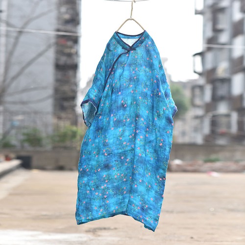 プリントドレス サマー 夏物 Yiranxuaディースワード17186975391