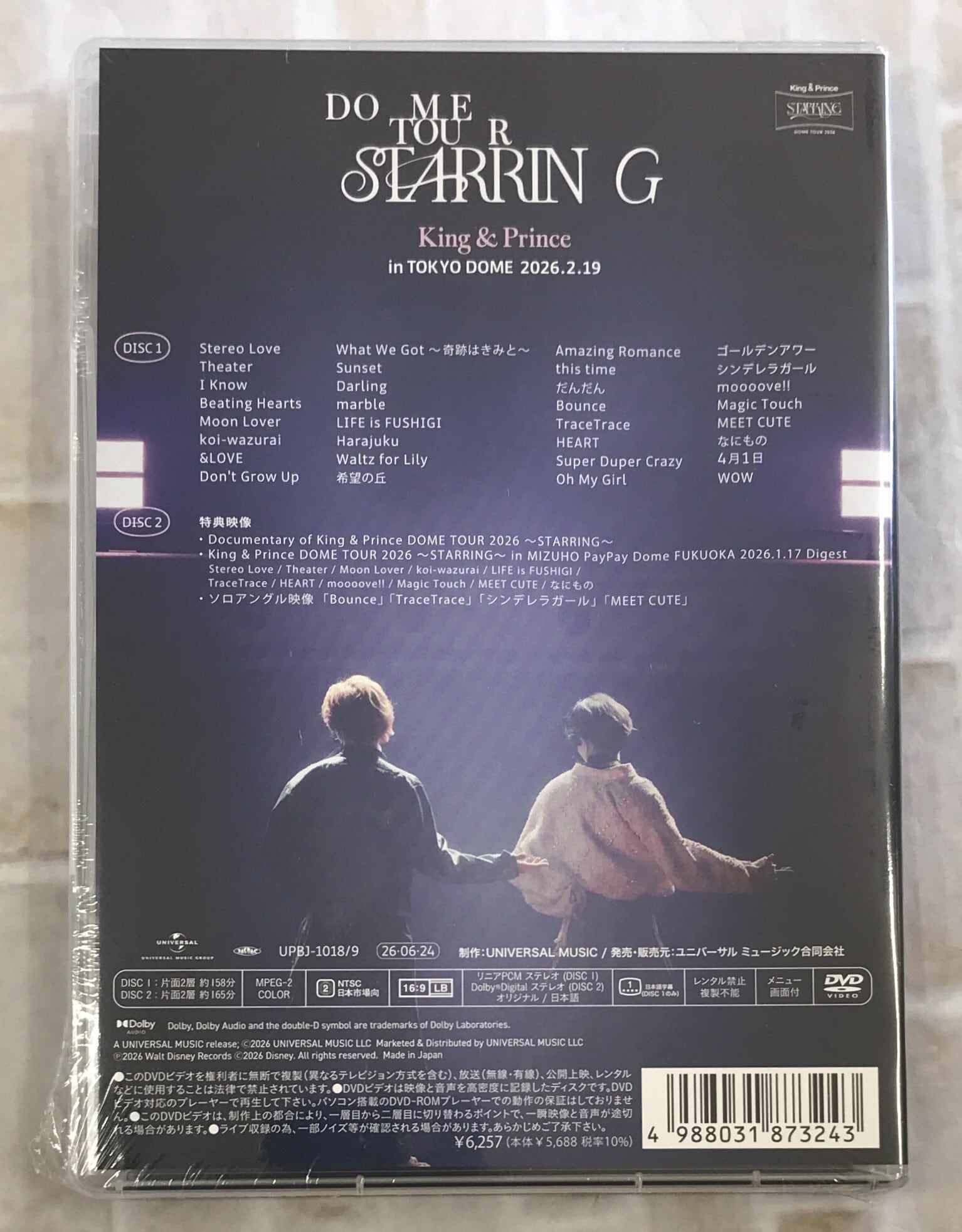 King ＆ Prince / King ＆ Prince DOME TOUR 2026 ～STARRING～ / 通常