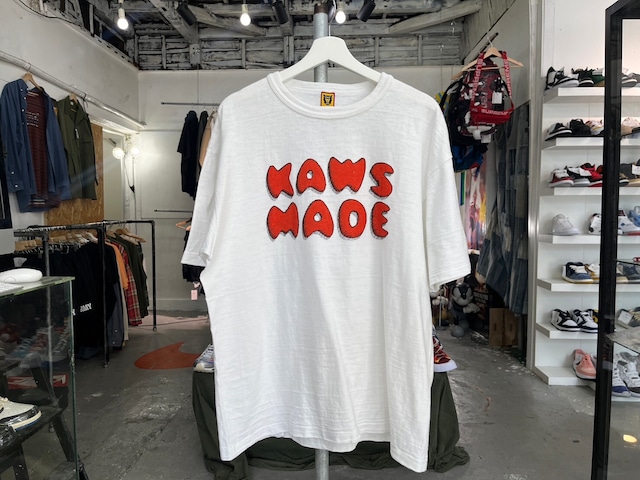 HUMAN MADE × KAWS TEE #3 "LOGO" WHITE XXL 90190