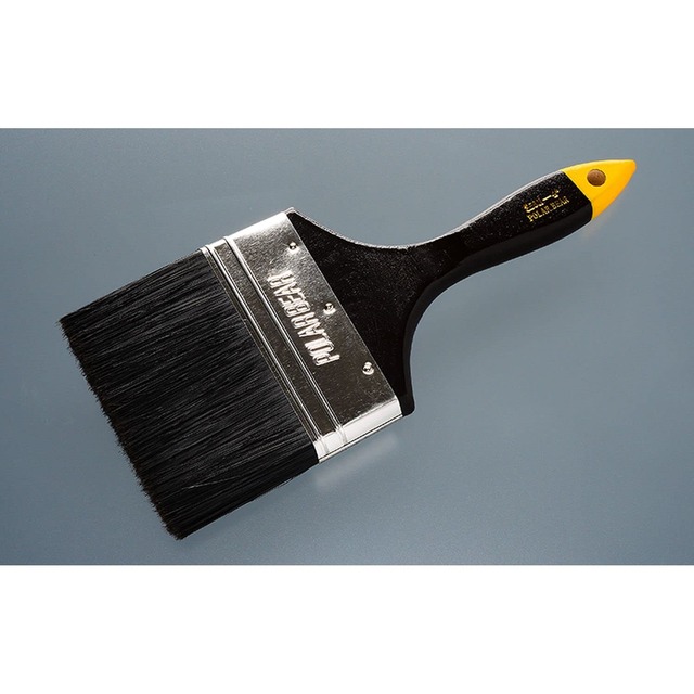 大塚刷毛 マルテー #356Nラスター刷毛 平 黒毛 4インチ 塗装 掃除 接着剤塗布 豚毛・化繊