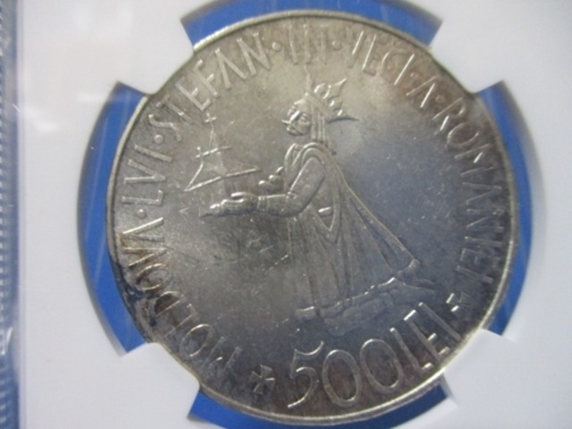 ロシア 20コペイカ銀貨☆1914年／未使用／双頭の鷲／NGC MS64／本物 