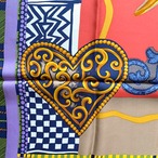 シルクスカーフ　カレ ラクロア　Lacroix 未使用品