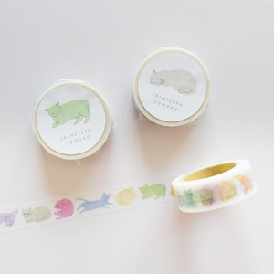 Masking tape [11色のねこ]