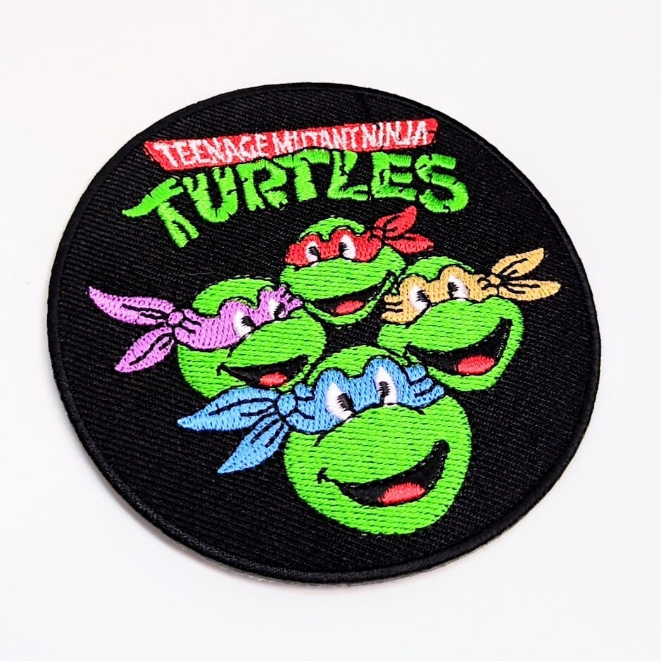 送料無料！ ★刺繍アイロンワッペン★【 Teenage Mutant Ninja Turtles ( ティーンエイジ ミュータント ニンジャ タートルズ )】 〚アメリカン雑貨 アメトイ〛