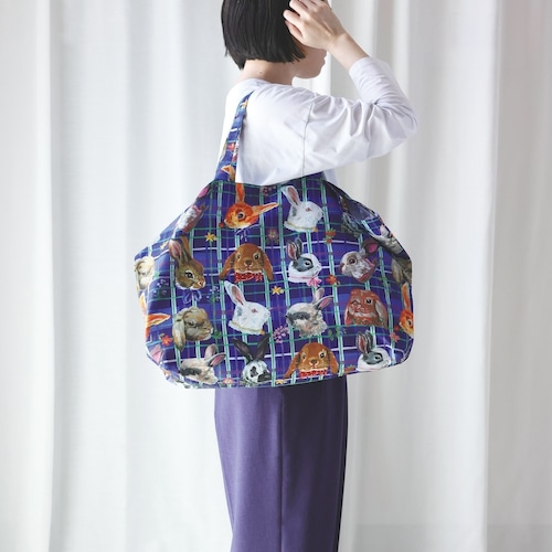 【Nathalie Lete】Pocketable bag（Rabbits）