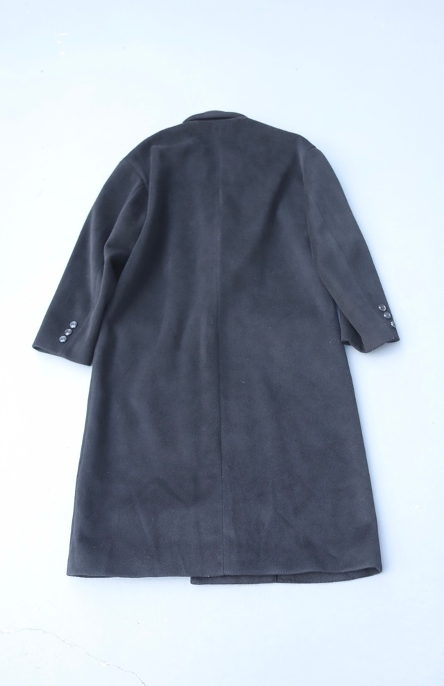 Oversized double-breasted long coat