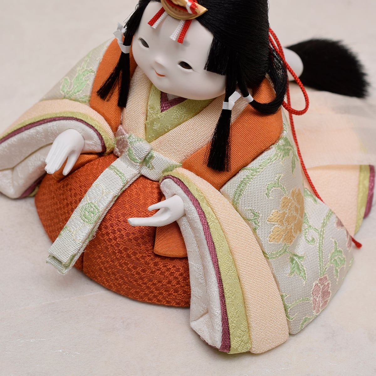 雛人形 親王飾り【ゆら】幸一光作｜木目込人形｜モダン｜おしゃれ