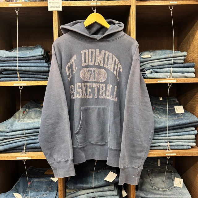 ①1980'S CHAMPION ST.DOMINIC REVERSE WEAVE PARKA