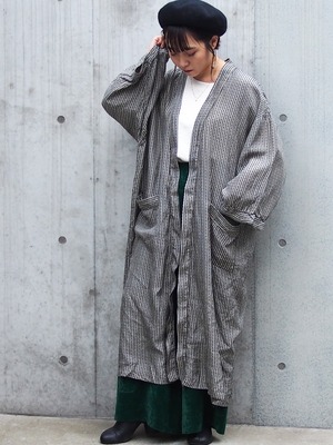 MODERN BLUR PATTERN SILK LONG GOWN