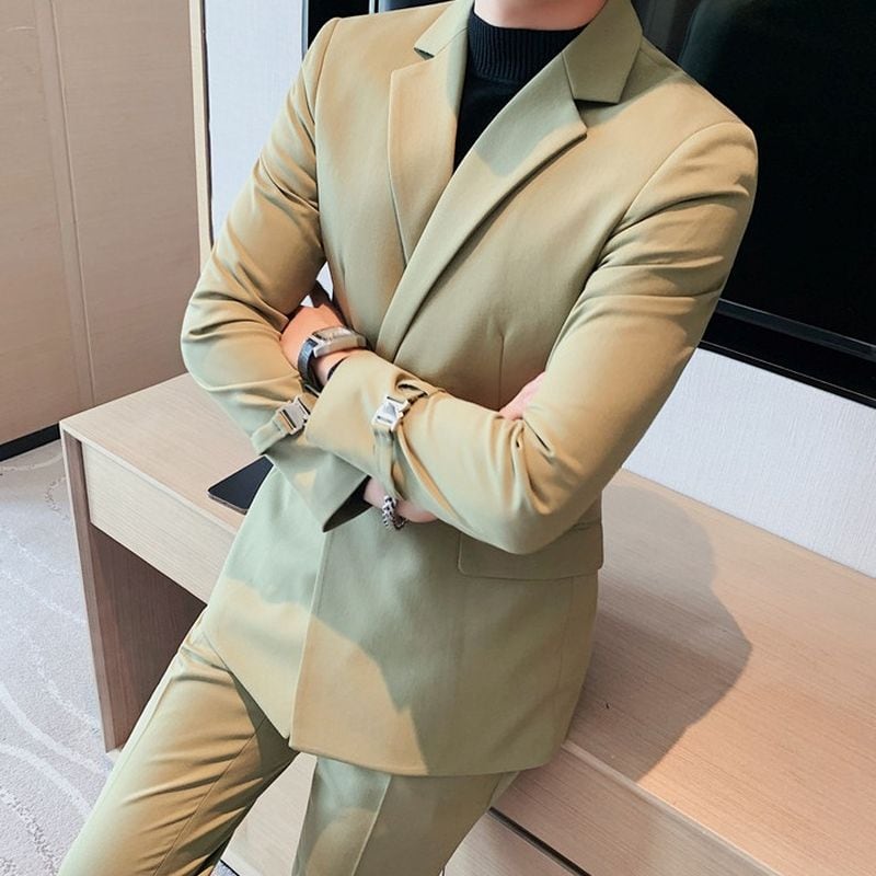 メンズダブルスーツ サイドバックルデザインスーツ SU0063 | Pay ID