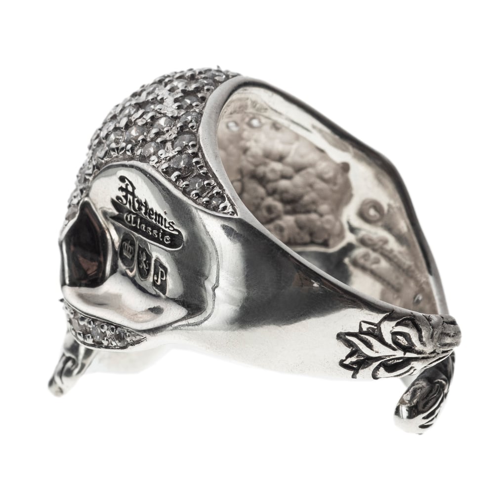 メメントモリスカルリング ACR0309 Memento Mori Skull Ring シルバー