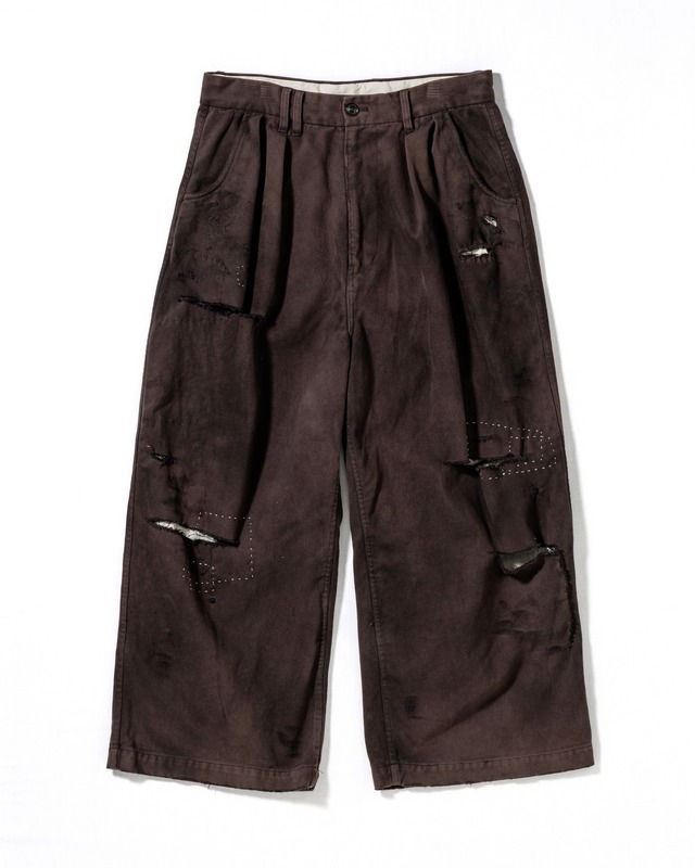 ANACHRONORM / KERSEY TUCK WIDE PANTS
