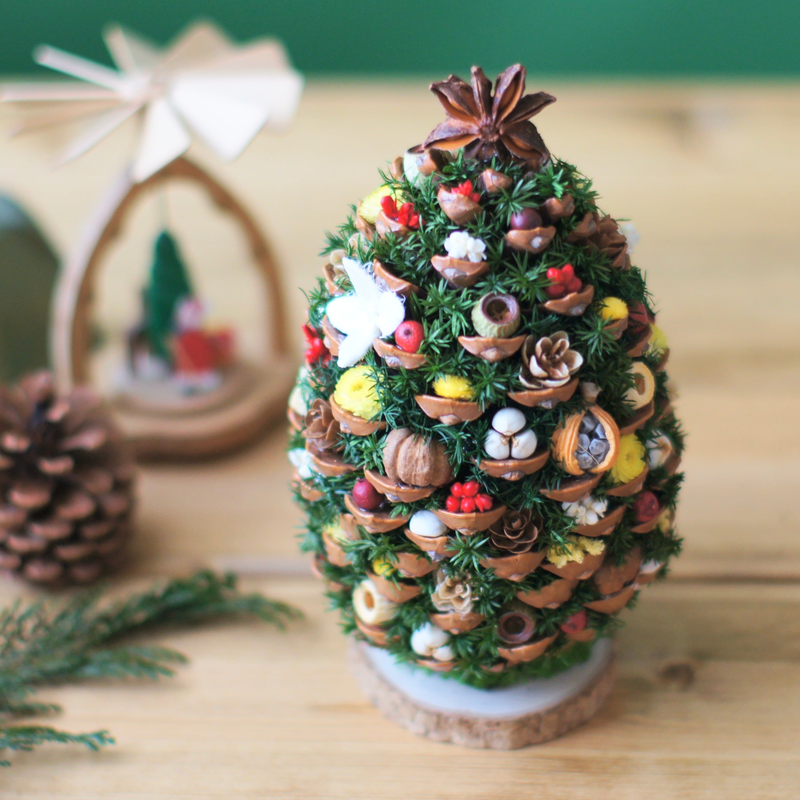 大きな松ぼっくりのオーナメント♡クリスマスツリー♡オブジェ♡特大