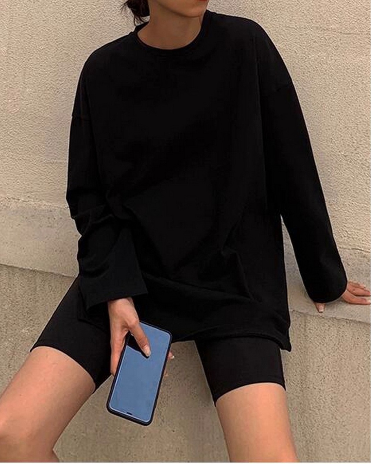 シンプルラウンドネックTシャツ 2color A0540 - 13