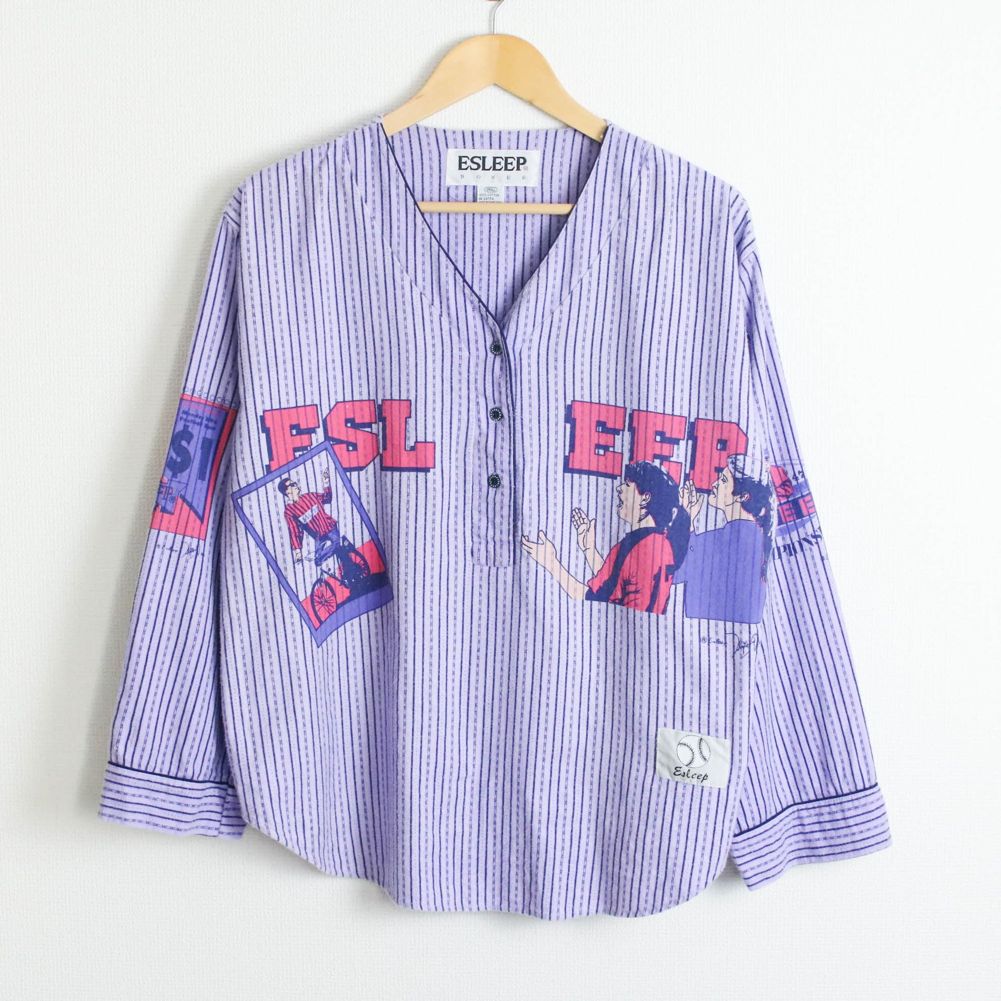 "esleep" pajama shirt XL