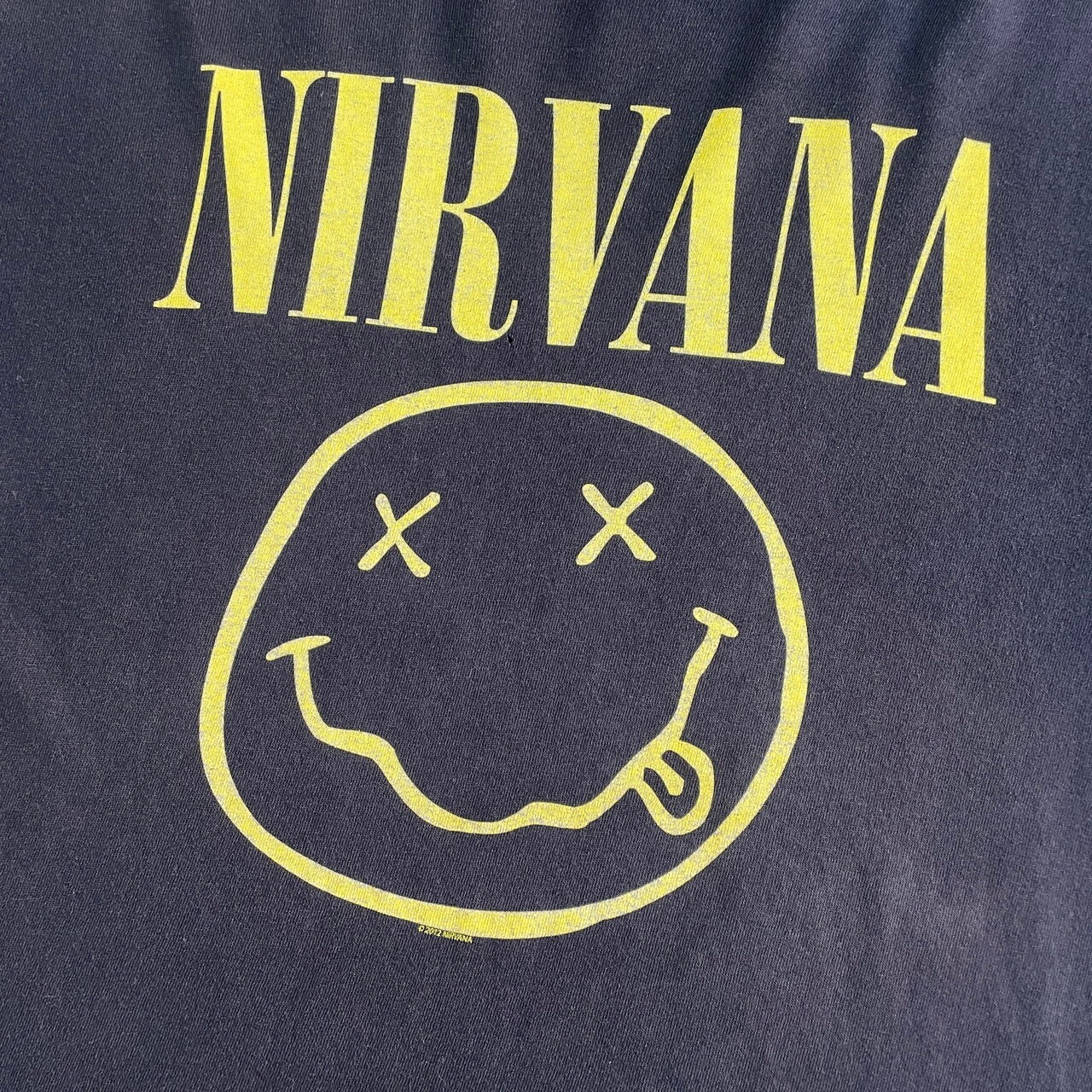 NIRVANA ニルヴァーナ スマイル バンドTシャツ プリントTシャツ メンズ 