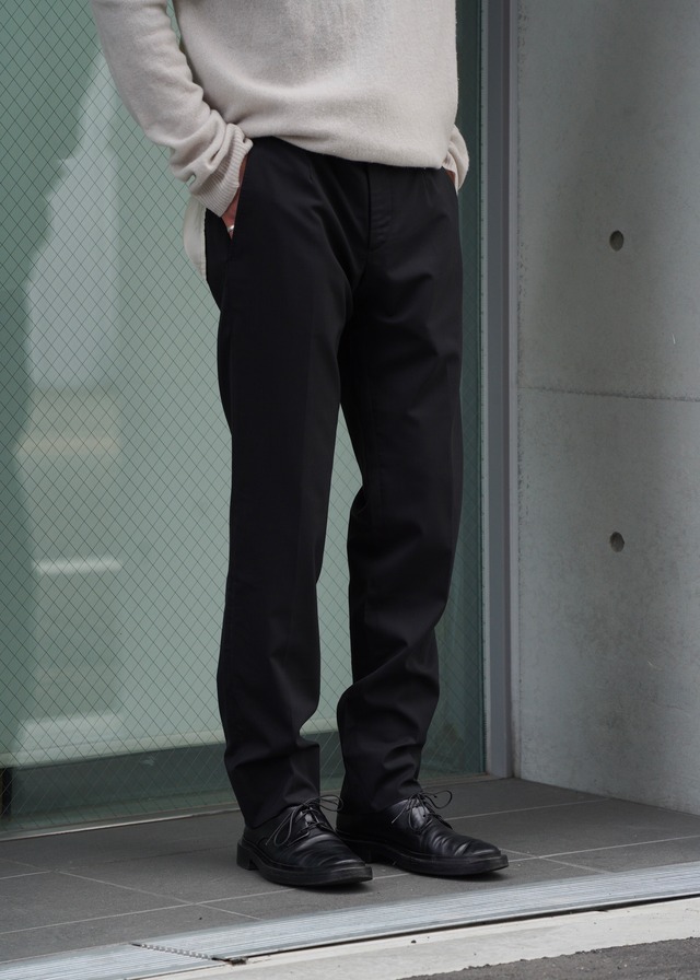 DIRK BIKKEMBERGS zip gimmick tapered cotton pants